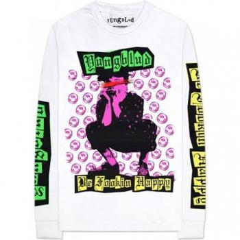 Yungblud Baumwollshirt mit langen Ärmeln für Erwachsene