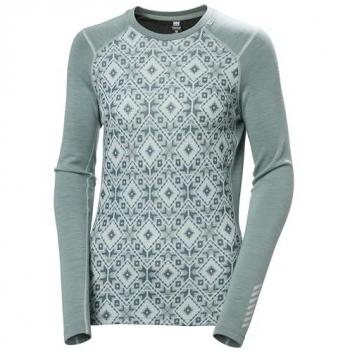 Helly Hansen Women's Lifa Merino Midweight Graphic Long Sleeve Base Layer