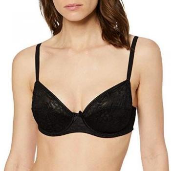 Dim Soutien-Gorge 3/4 Cup con Aros, Negro
