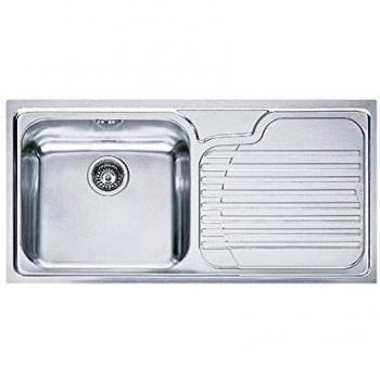 Lavello da Incasso 1 Vasca + Gocciolatoio a Destra Inox Franke GAX 611
