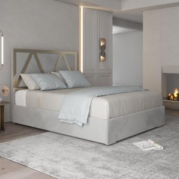 Alison Single Bed Frame with Soft Velvet Upholstery
