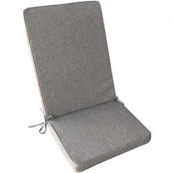 Cuscino Poltrona da Giardino 40x90 cm, Schienale Impregnato – Tortora