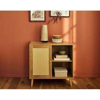 BestMobilier Goto Buffet Haut Bois 80 cm