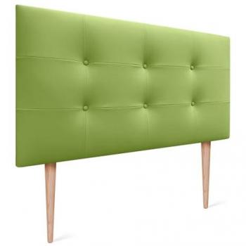 Dhome Cabecero de Cama Acolchado Capitone Verde 95x115cm