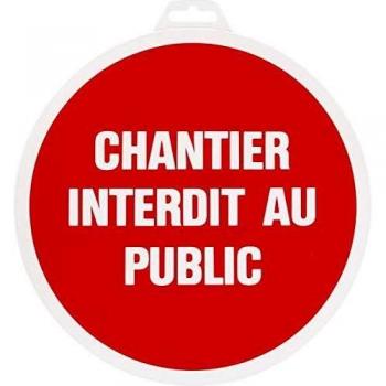 Panneau d’alarme ronds Outibat, prévention du stationnement et facilitation de la sortie du véhicule