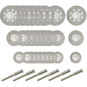 Diamond Cutting Wheel Set with 6 Mandrels