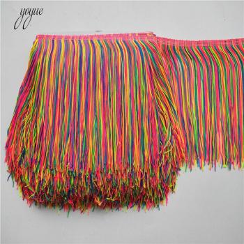 Colorful Polyester Tassel Fringe Lace Trim for Curtain Accessories