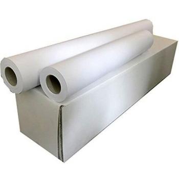 Sa.Ba.Cart 17361005050P00090 Confezione 4 Rotoli Plotter A1, Carta Opaca Inkjet, 610 mm x 50 mt, Foro 50, 90 G/Mq