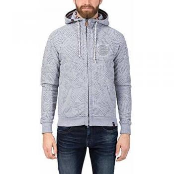 Chaqueta con capucha de hombre Timezone, Beige (Paloma Grey Melange 2079), XX-Large