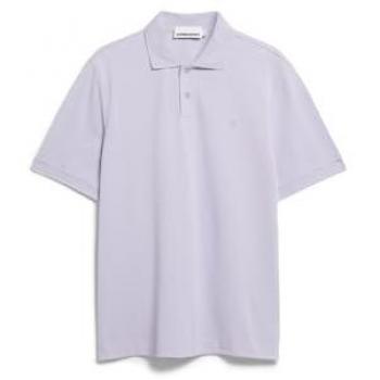 MAARIO Poloshirt von ArmedAngels – Herrenlila, Größe S, Bio‑Baumwolle