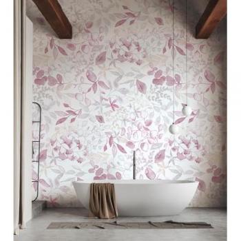Vliestapete Aquarell Dreams mit Blumenmuster