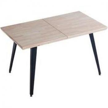 Berg Table Extensible: Formato Rectangular 76x140-180-220 x 80, Roble Negro