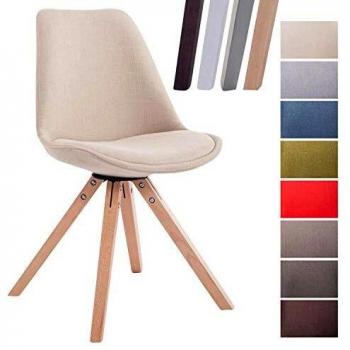 Chaise Scandinave Toulouse Dossier Ergonomique Crème, Nature