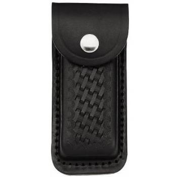 Herbertz Lederetui, Schwarz, 13 cm, extra breit