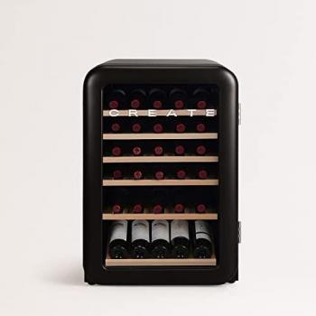 Cave à vin design rétro 45 bouteilles