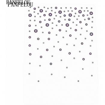 Scattered Raindrops Embossing Folder for Card Making