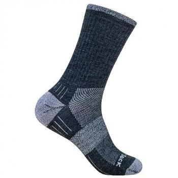 Wrightsock Merino Escape Crew Socken grau Rauch 37,5-41 (M)