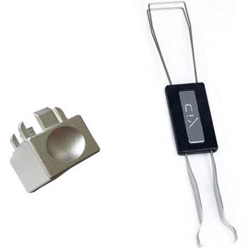 Ouvre-commutateur en alliage d'aluminium avec extracteur de touches pour switches Cherry MX