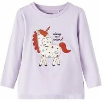Langarmshirt Nmfsolvej Blumenmuster Petral