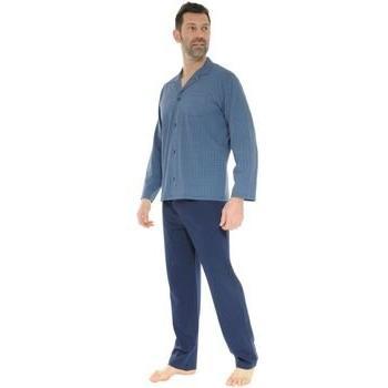 Ensemble de nuit Christian Cane DAMBROISE Bleu