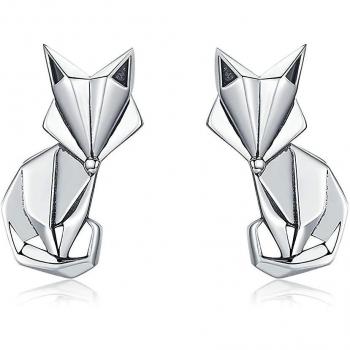 Bijoux féminins 925 Argent Sterling, forme de chat mignon