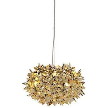 Kartell Bloom S2 LED-Pendelleuchte G9, gold