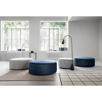 Chicago Dark Grey Spill-Proof Quilted Footstool