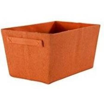 Cesta organizadora Compactor, Naranja, 32.5 x 21.5 x 17.5 cm, RAN6517