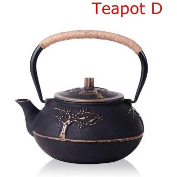 7 Chioces 900ml Cast Iron Teapot