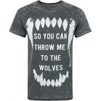 Bring Me The Horizon – Camicia a maniche lunghe “Wolves” uomo, colore carbone, size XXL
