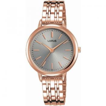 Lorus Rose Gold Grey Dial Watch for Women