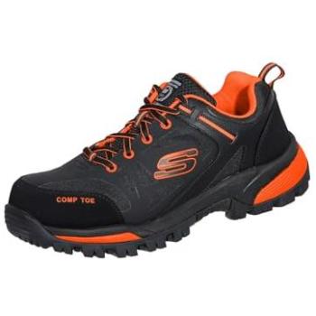 Black‑Orange Skechers Gatlon Strigax Work Footwear, Men’s 8