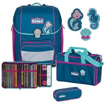 Scout Schulranzen Genius 4-teilig mit Funny Snaps