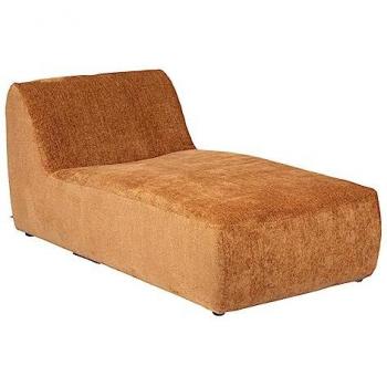 Atmosphère Mavuno : Chaise Longue en Velours Marron