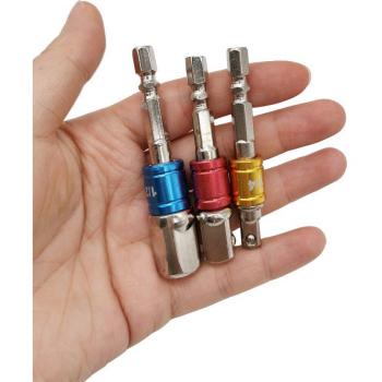 3pcs Impact Driver Socket Adapter Set