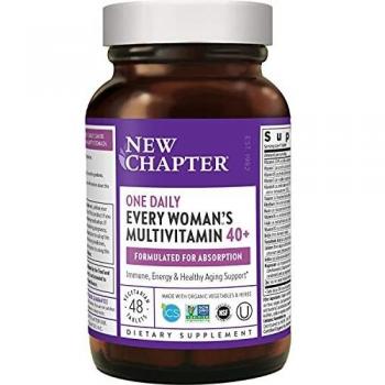 Every Woman's One Daily 40+ Multivitamin Donna con Probiotici Fermentati + Vit D3 + Vitamino B + Organic Non-GMO