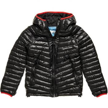 Giacca Nera Snow Alpine Superdry Mid Layer Donna S