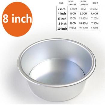 Versatile Round Cake Mold with Live Bottom