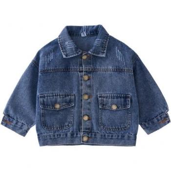 Denim Juvenil Chaqueta de Estación Coreana
