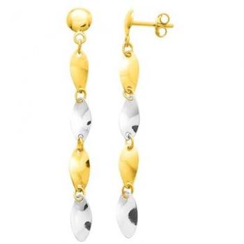 Ombre dorée d’oreille pendante – or 18 carats