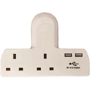 ProConnect Duo: 2-Way Gang Extension + USB Charging
