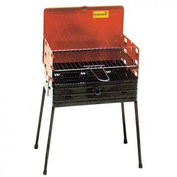 Gril de camping à charbon, valise compacte