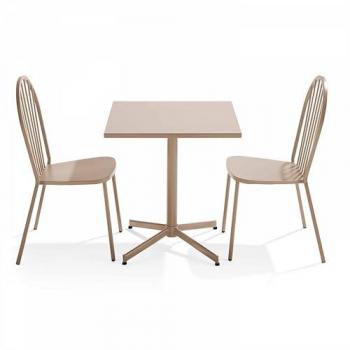 Mesa‑Silla Bistró Topo “Palavas” – Conjunto Oviala