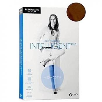 Farmalastic Novum Intelligent Plus Media Corta Compresión Normal Color Caviar T-3 1Ud