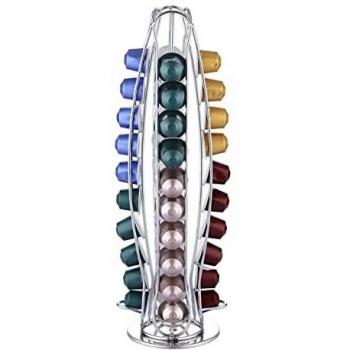 EXZACT Porta Girevole per Capsule Nespresso Classic
