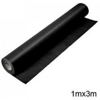 Rollo papel kraft verjurado negro 1x10M FABRISA