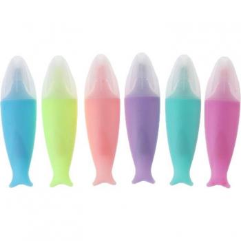 6 Pack Cute Mini Fish Sticks Fluorescent Pens