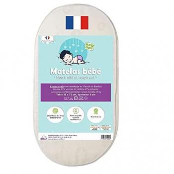 Matelas Ovale Bambou 32x72 cm