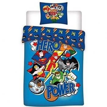 Copripiumino Super Friends 140×200 cm Blu