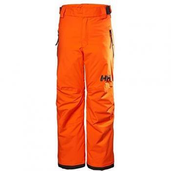 Pantaloni da sci leggendari arancione fluo per bambini Helly Hansen